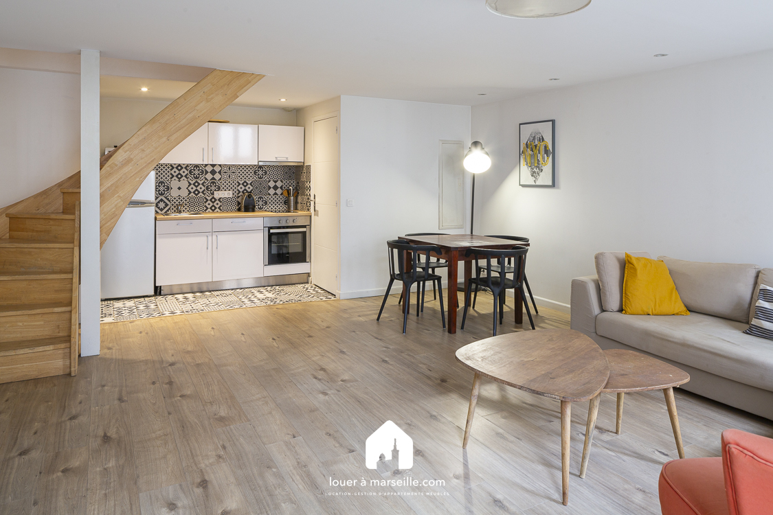 Duplex en ville* - Marseille 13005